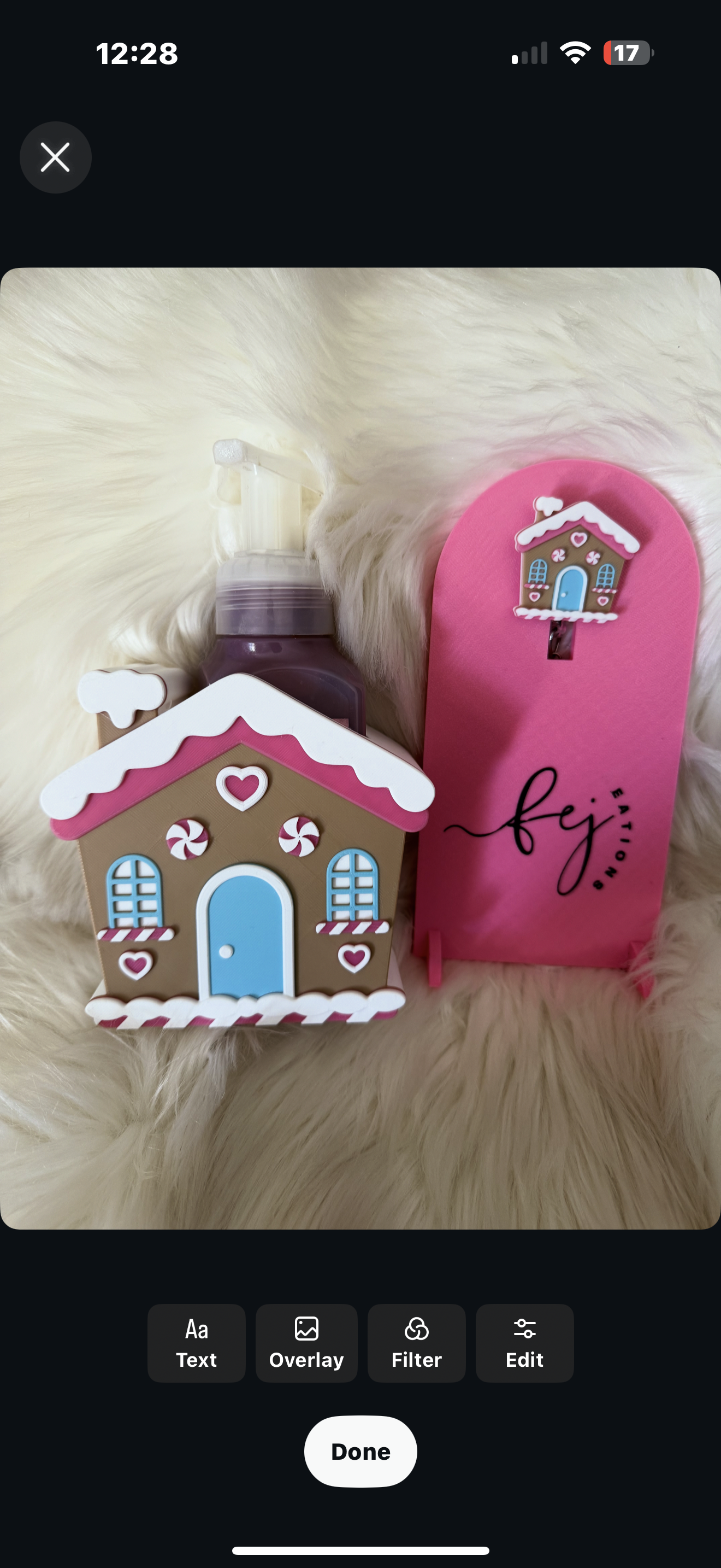 Gingerbread House Bath & Body Works Foam Soap Holder