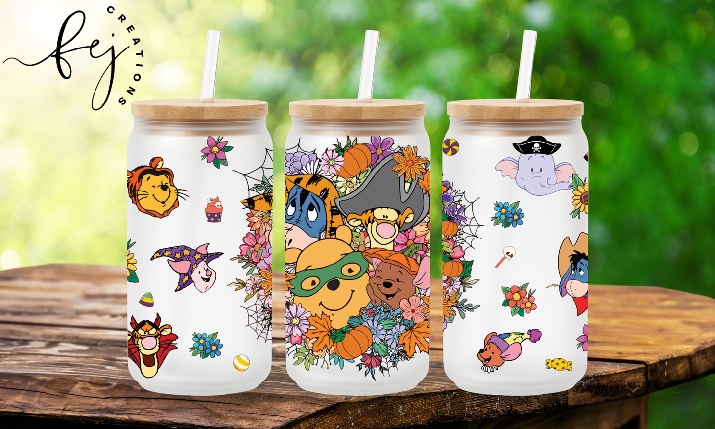 Pooh Floral Halloween