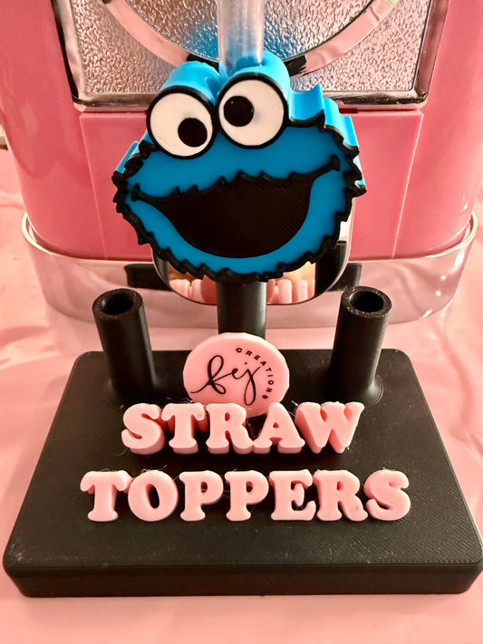 Cookie Guy Straw Topper