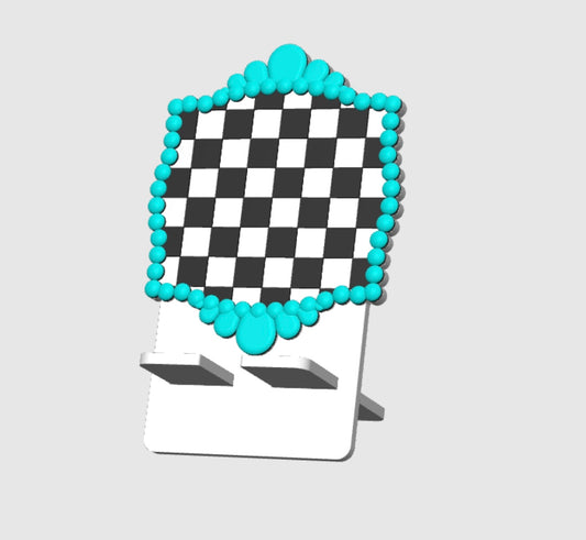 Checkered Frame Phone Stand