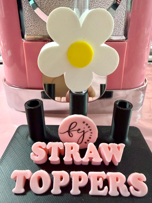 Daisy Straw Topper