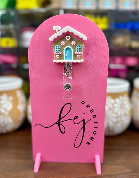 Gingerbread House Badge Reel
