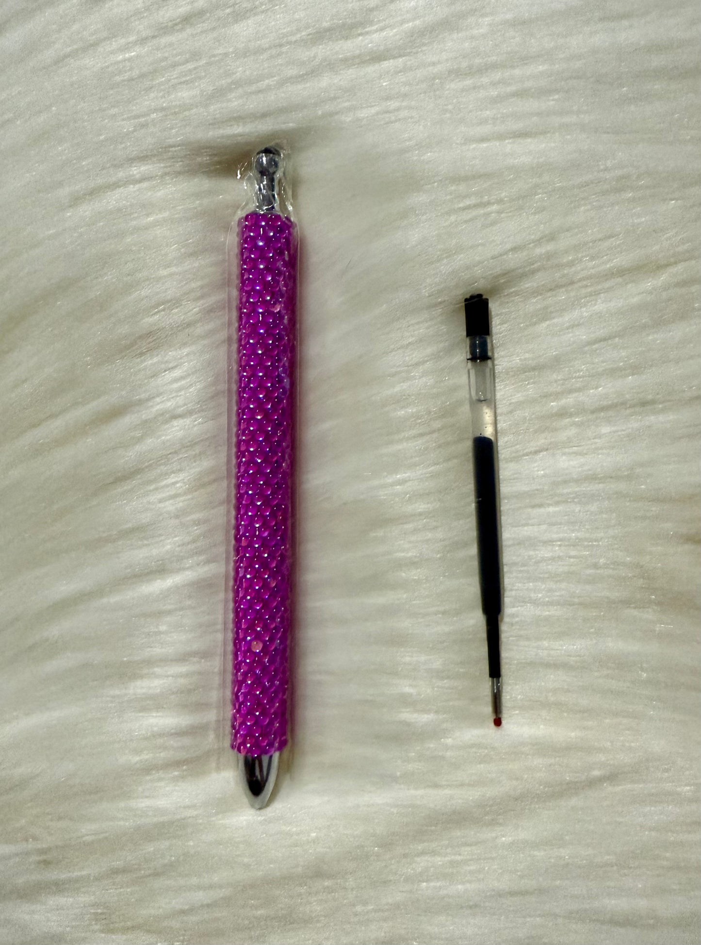 Fuchsia Blinged Pen
