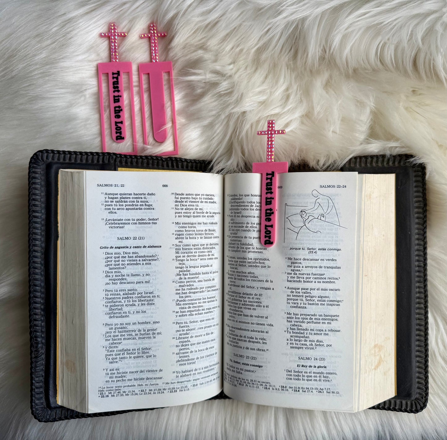 Trust the Lord Rhinestoned BookMark
