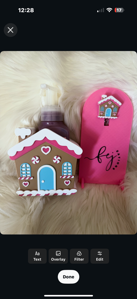 Gingerbread House Bath & Body Works Foam Soap Holder