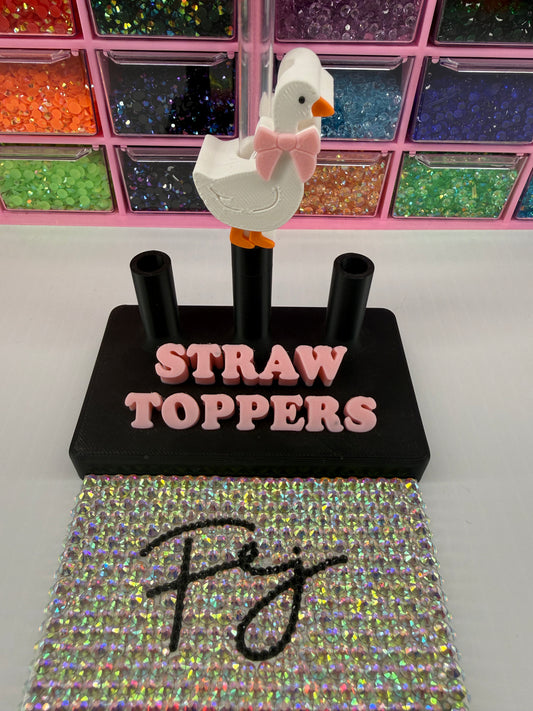 Cute Goose Straw Topper