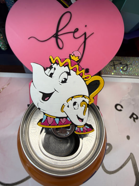 Mrs. P & Chip Can Opener & Cover