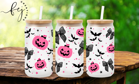 Pink Pumpkins & Bows