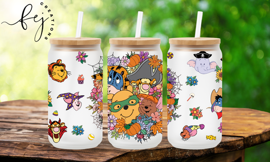 Pooh Floral Halloween